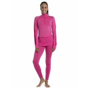 ICEBREAKER Wmns ZoneKnit 260 LS Half Zip, Tempo/Electron Pink velikost: L