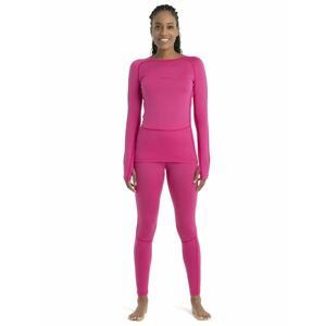 ICEBREAKER Wmns ZoneKnit 260 LS Crewe, Tempo/Electron Pink velikost: S