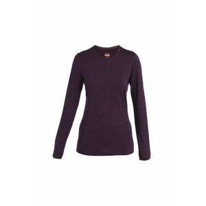 ICEBREAKER Wmns 200 Oasis LS Crewe Ski Tracks, Nightshad/Midnightnav/Aop velikost: L