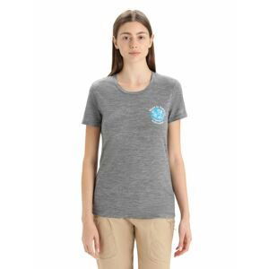 ICEBREAKER Wmns Tech Lite II SS Tee icebreaker Earth, Gritstone Heather velikost: L