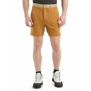 ICEBREAKER Mens IB x Timberland Merino Terry Chino Shorts, Wheat Boot/Sand velikost: S