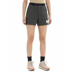 ICEBREAKER Wmns IB x Timberland Merino Terry Chino Shorts, Onyx/Black velikost: XS