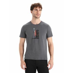 ICEBREAKER Mens Central Classic SS Tee Otter Paddle, Monsoon velikost: S