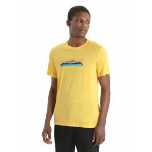 ICEBREAKER Mens Tech Lite II SS Tee Ski Fields, Summer velikost: XXL