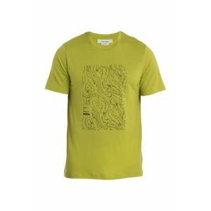 ICEBREAKER Mens Merino 150 Tech Lite II SS Tee Alpine Cro, Bio Lime velikost: XXL