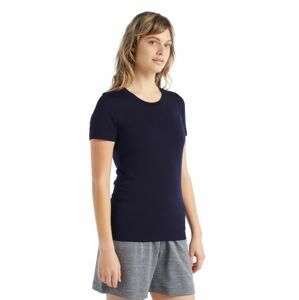 Dámské merino triko krátký rukáv ICEBREAKER Wmns Tech Lite II SS Tee, Midnight Navy velikost: L