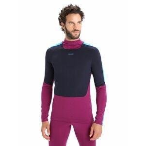 ICEBREAKER Mens 200 Sonebula LS High Neck, Go Berry/Midnight Navy velikost: XL