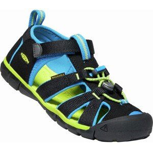 Keen SEACAMP II CNX YOUTH black/brilliant blue Velikost: 36 dětské sandály