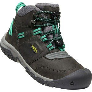 Keen RIDGE FLEX MID WP YOUTH magnet/greenlake Velikost: 38 dětské boty