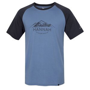 Hannah TAREGAN blue shadow/asphalt Velikost: XXL pánské tričko s krátkým rukávem