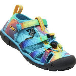 Keen SEACAMP II CNX YOUTH vivid blue/original tie dye Velikost: 36 dětské sandály