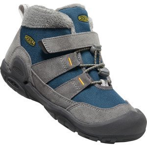 Keen KNOTCH CHUKKA YOUTH steel grey/blue wing teal Velikost: 34 boty