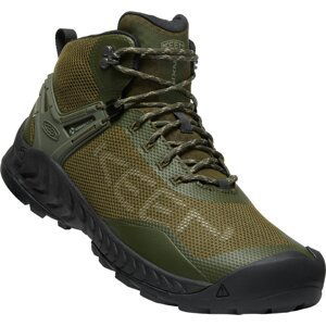 Keen NXIS EVO MID WP MEN forest night/dark olive Velikost: 42,5 pánské boty