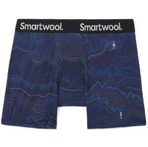 Smartwool MERINO PRINT BOXER BRIEF BOXED deep navy digital summit print Velikost: XXL boxerky