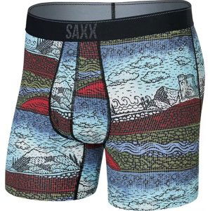 Saxx QUEST QDM BOXER BRIEF FLY elements-multi Velikost: XL boxerky