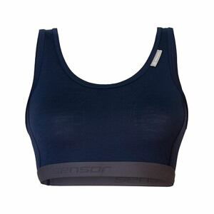 SENSOR MERINO ACTIVE dámská podprsenka deep blue Velikost: XL