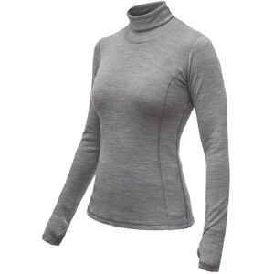 SENSOR MERINO BOLD dámské triko dl.rukáv roll neck cool gray Velikost: XXL