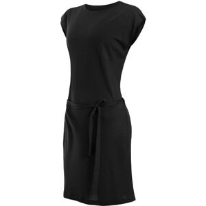 SENSOR MERINO ACTIVE dámské šaty černá Velikost: S dámské šaty