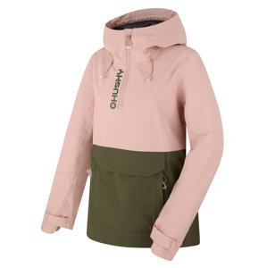 Husky Dámská outdoor bunda Nabbi L lt. pink/khaki Velikost: XS dámská bunda