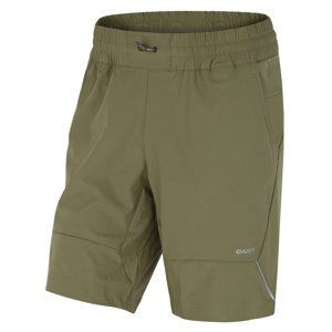 Husky Pánské sport šortky Speedy M tm. khaki Velikost: XXL