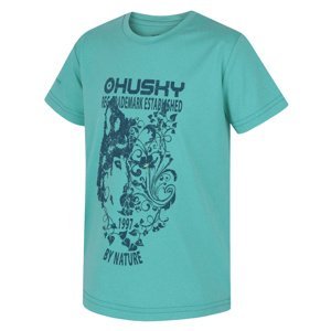 Husky Dětské funkční triko Tash K turquoise Velikost: 134-140 dětské triko