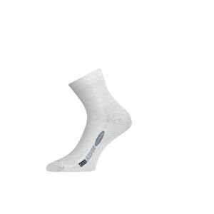 Lasting CXS 001 bílá sportovní trekingová tenká ponožka Velikost: (38-41) M ponožky