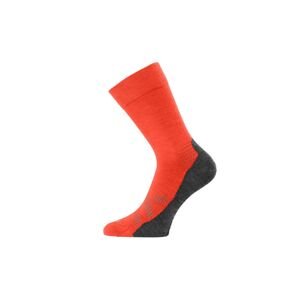 Lasting merino ponožky FWJ oranžové Velikost: (34-37) S