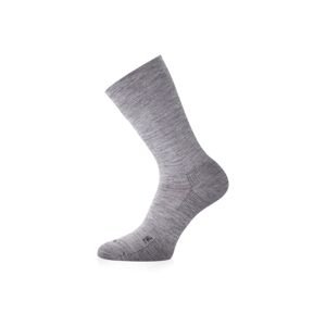 Lasting merino ponožky FWL 800 šedé Velikost: (34-37) S