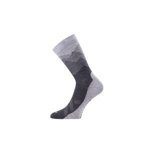 Lasting merino ponožky FWR šedé Velikost: (46-49) XL