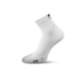 Lasting GFB 001 bílé bavlněné ponožky Velikost: (38-41) M ponožky