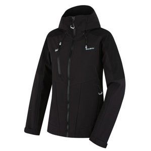 Husky Dámská softshell bunda Sevan L black Velikost: XL - plus dámská bunda