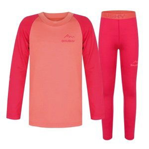 Husky Dětské termoprádlo Active winter Tombo light orange/pink Velikost: 140 spodní prádlo