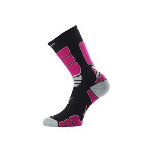 Lasting ILR 904 černá Středně dlouhá inlinová ponožka Velikost: (46-49) XL ponožky