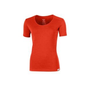Lasting dámské merino triko IRENA oranžové Velikost: XL dámské triko