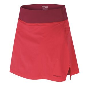 Husky Dámská funkční sukně se šortkami Flamy L pink Velikost: XL dámské sukně se šortkami