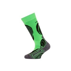 Lasting SJB 609 zelené dětské ponožky Velikost: (24-28) XXS ponožky