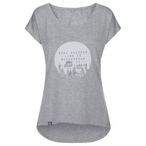 Kilpi ROISIN-W Světle šedá Velikost: 42 dámské tričko