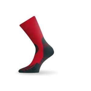 Lasting TCL 308 červená trekingová ponožka Velikost: (34-37) S ponožky