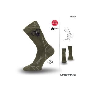 Lasting Hunting ponožka TCM 620 zelená Velikost: (42-45) L ponožky