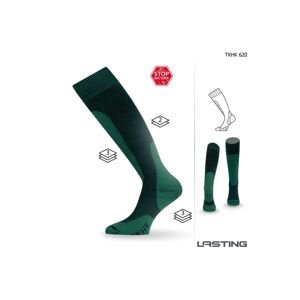 Lasting TKHK 620 zelená zimní podkolenka Velikost: (34-37) S ponožky