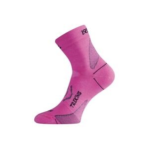 Lasting TNW 498 růžová merino ponožka Velikost: (38-41) M ponožky