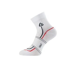 Lasting TRZ 001 ponožky pro aktivní sport bílá Velikost: (38-41) M ponožky
