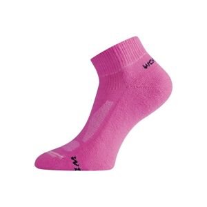 Lasting WDL 409 růžová merino ponožky Velikost: (34-37) S ponožky