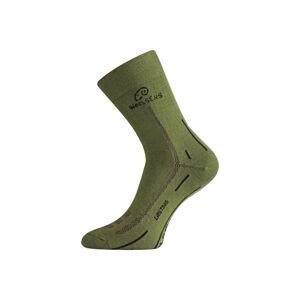 Lasting WLS 699 zelená vlněná ponožka Velikost: (46-49) XL ponožky