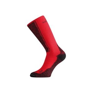 Lasting WSM 389 červená merino ponožky Velikost: (34-37) S ponožky