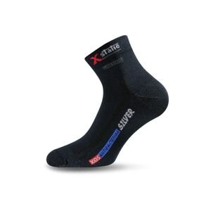 Lasting XOS 900 černé ponožky se stříbrem Velikost: (38-41) M ponožky