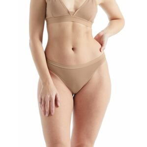 Dámské merino kalhotky ICEBREAKER Wmns Siren Thong, Praline velikost: L