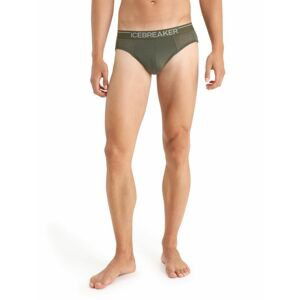 Pánské slipy ICEBREAKER Mens Anatomica Briefs, Loden velikost: S