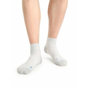 Pánské ponožky ICEBREAKER Mens Run+ Ultralight Mini, Ether/Lazurite velikost: M