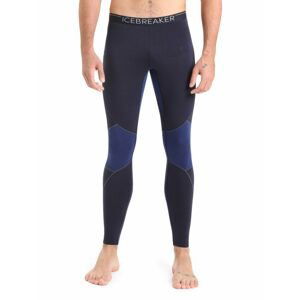 Pánské spodky ICEBREAKER Mens 260 Zone Leggings, Midnight Navy/Royal Navy velikost: XL